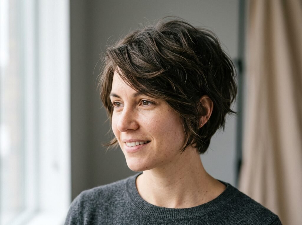 Low maintenance short haircuts for busy mornings